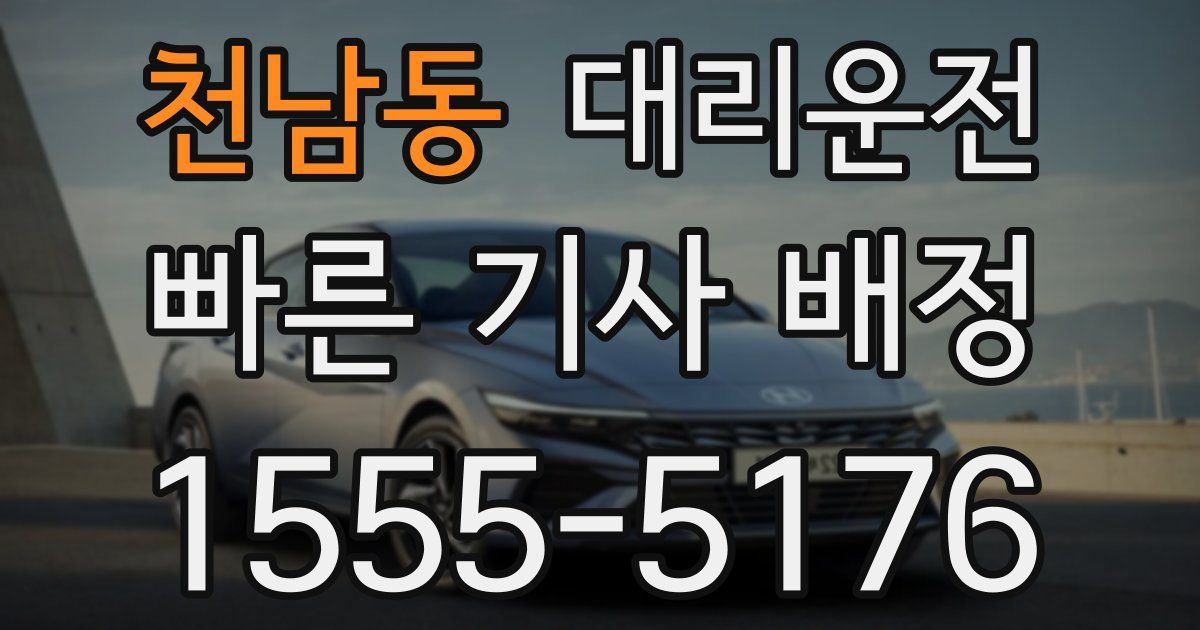 일일대리기사
