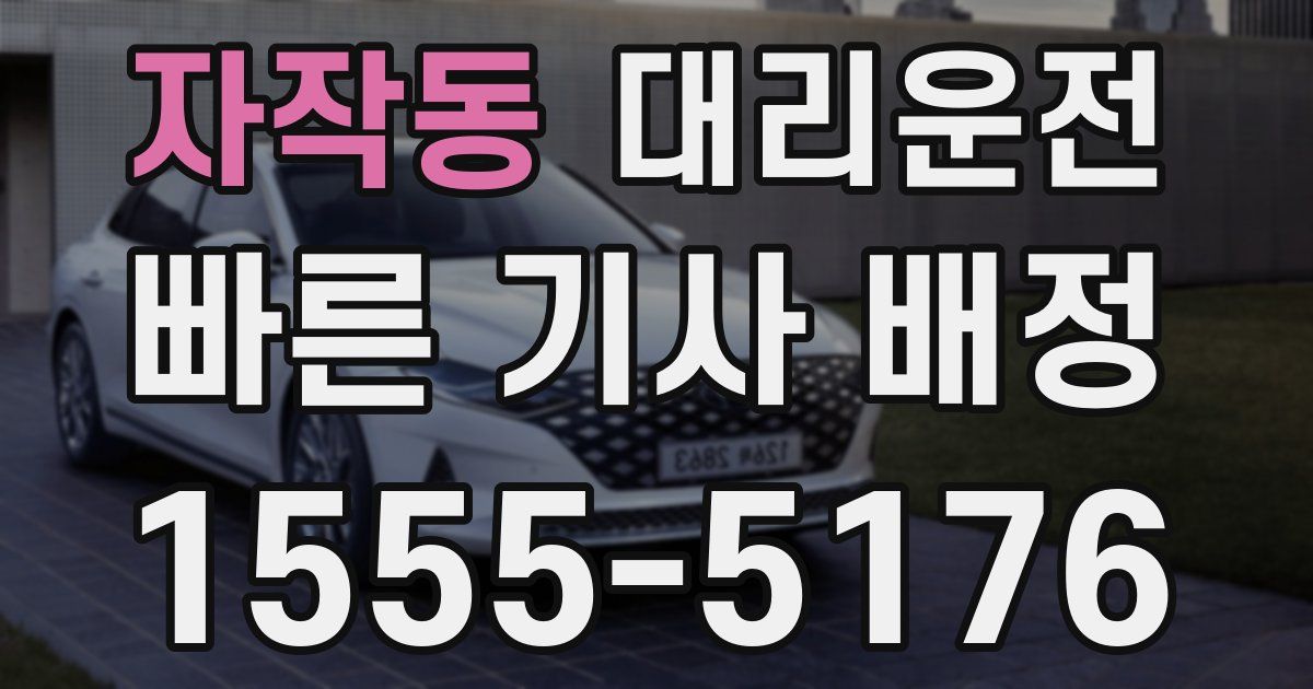 일일대리기사