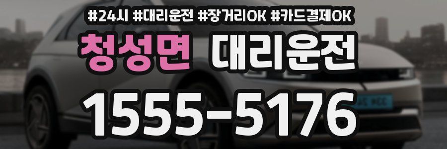 청성면 대리운전