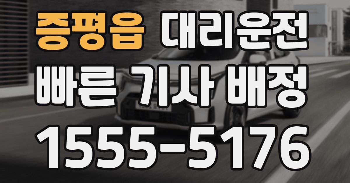일일대리기사