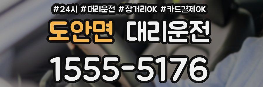 도안면 대리운전