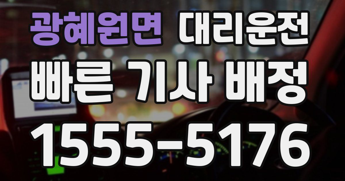 일일대리기사