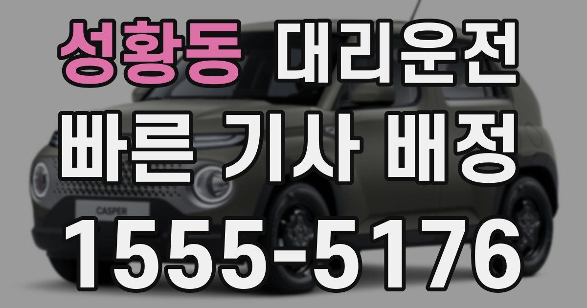 일일대리기사