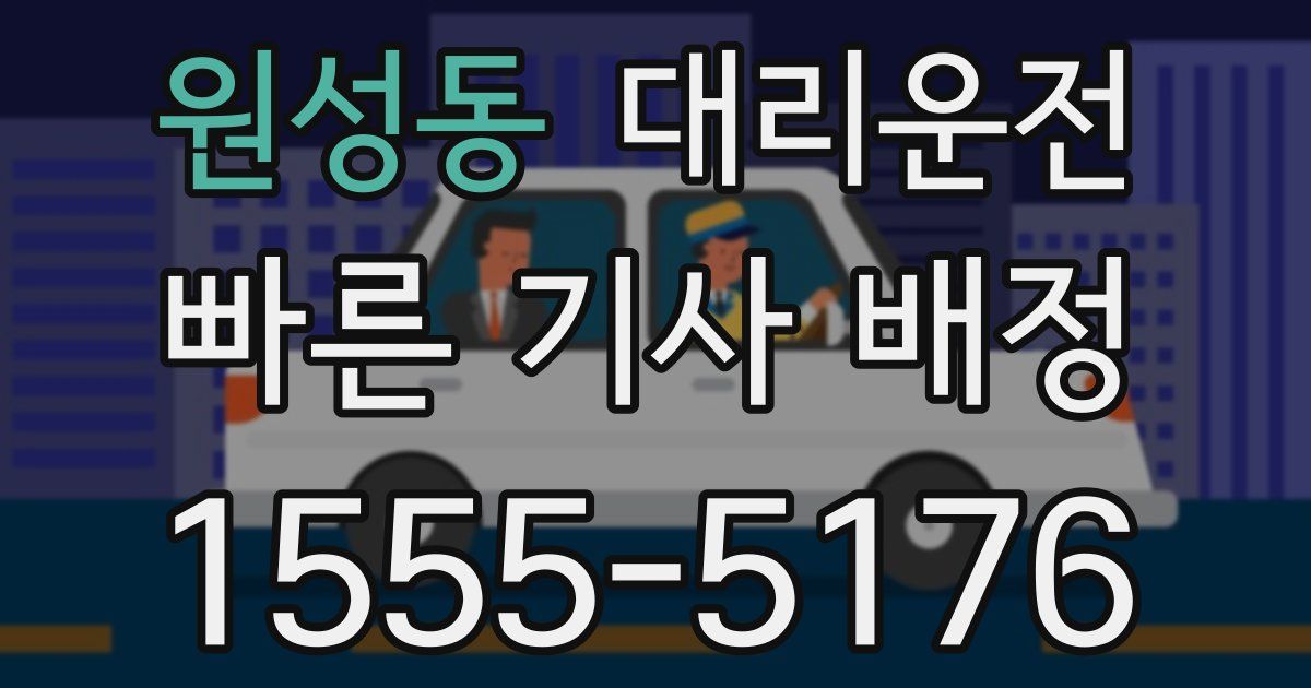 일일대리기사