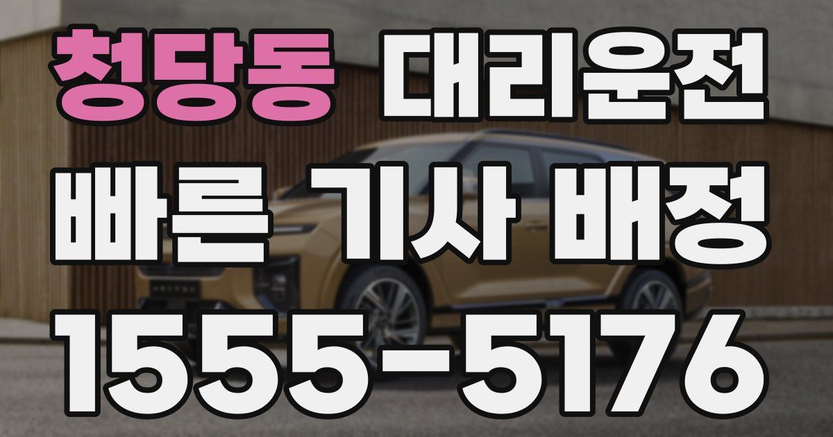 일일대리기사