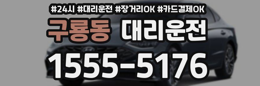 구룡동 대리운전