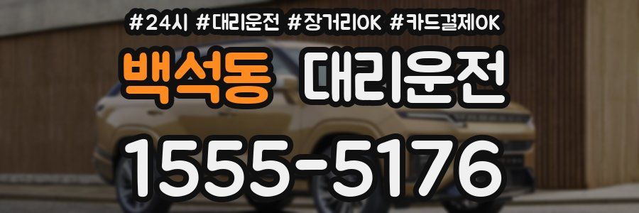 백석동 대리운전