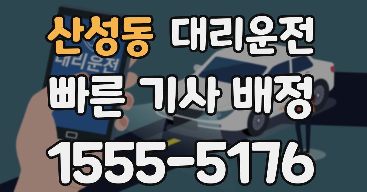 일일대리기사