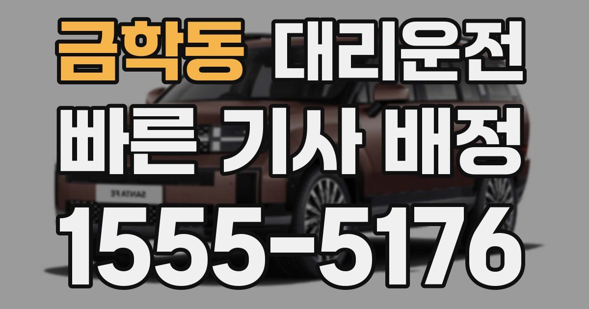 일일대리기사