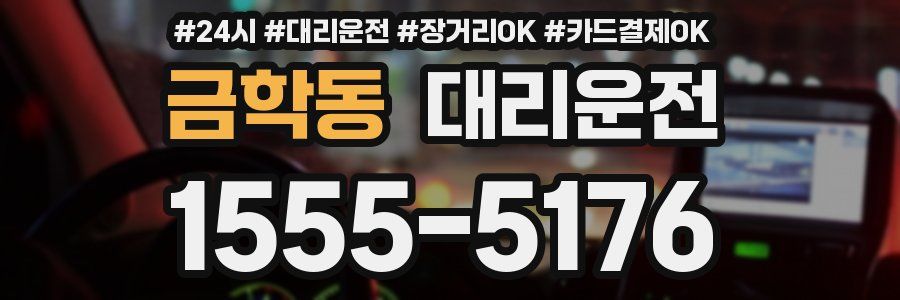 금학동 대리운전