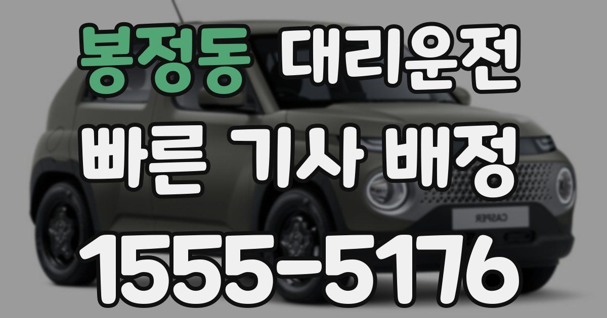 일일대리기사