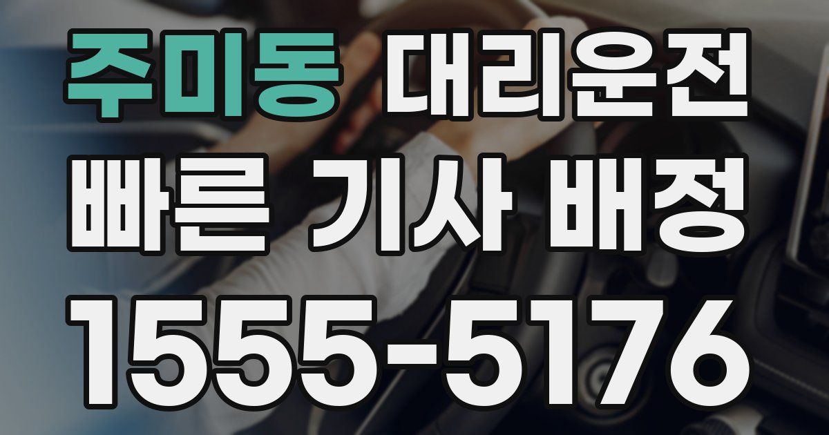 일일대리기사