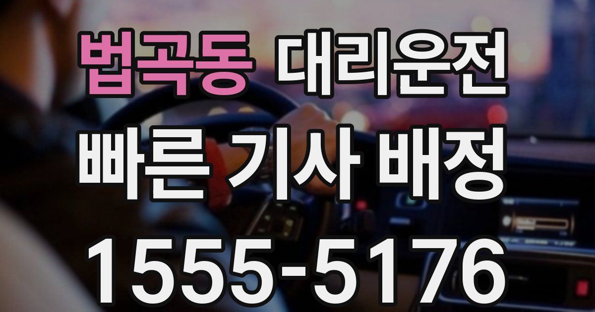 일일대리기사