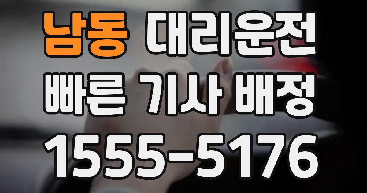 일일대리기사