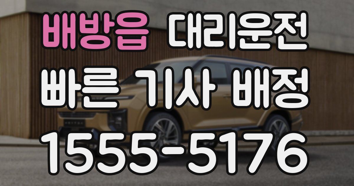 일일대리기사