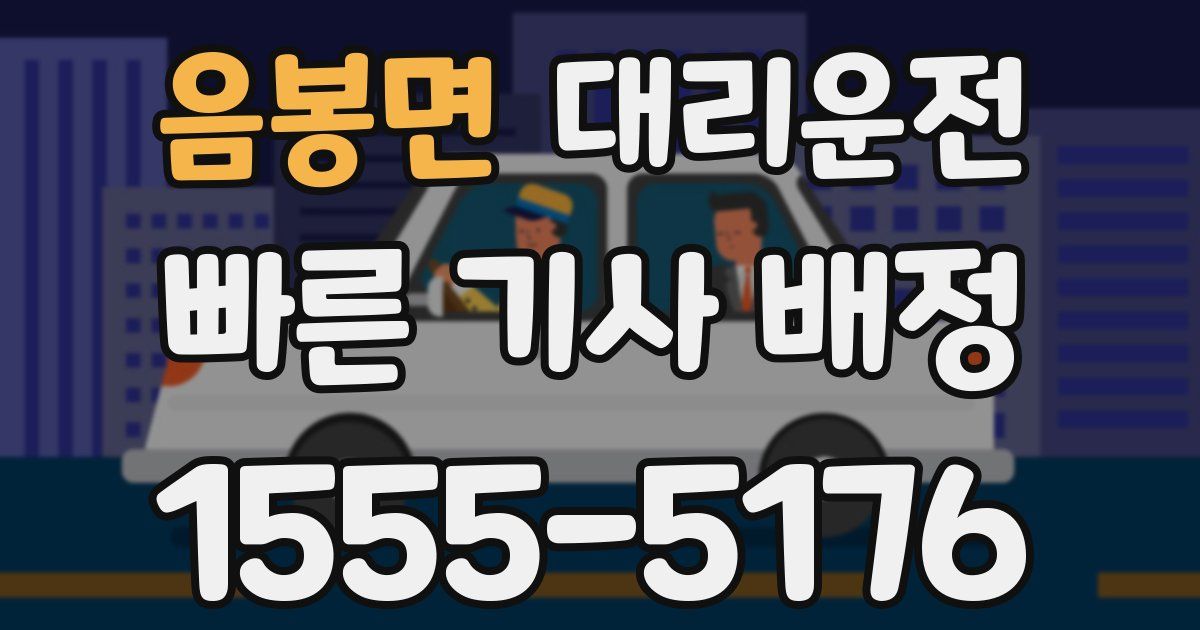 일일대리기사