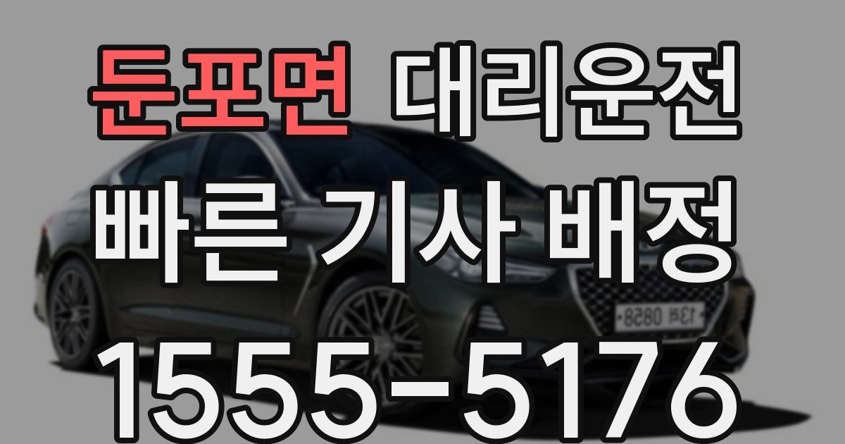 일일대리기사