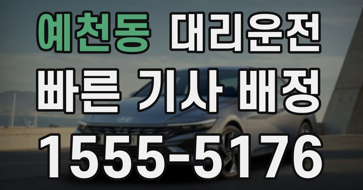 일일대리기사