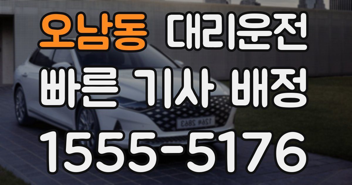 일일대리기사