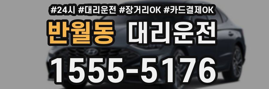 반월동 대리운전