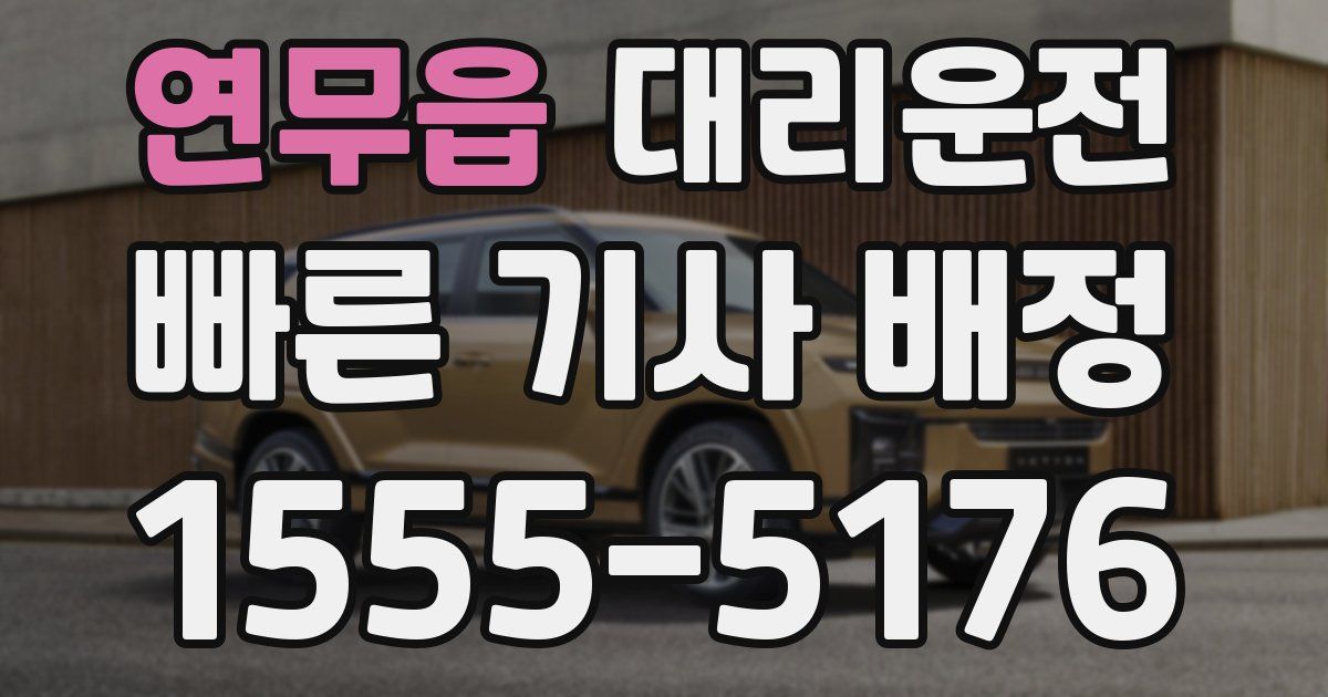 일일대리기사