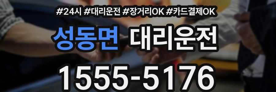 성동면 대리운전