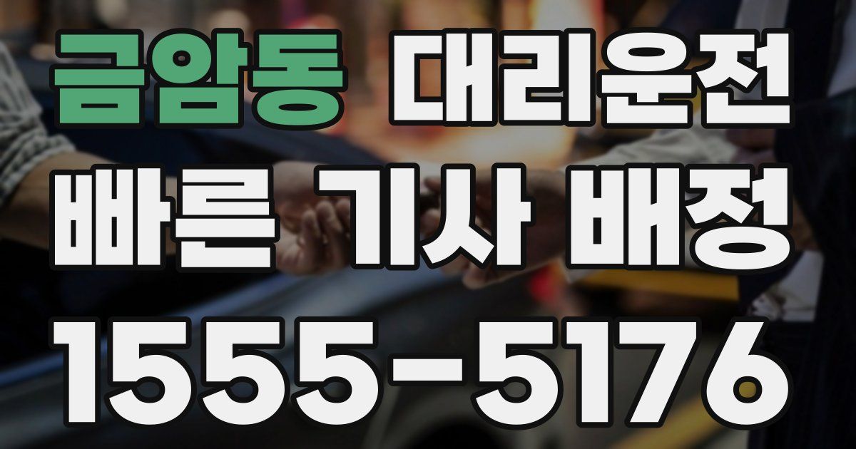 일일대리기사