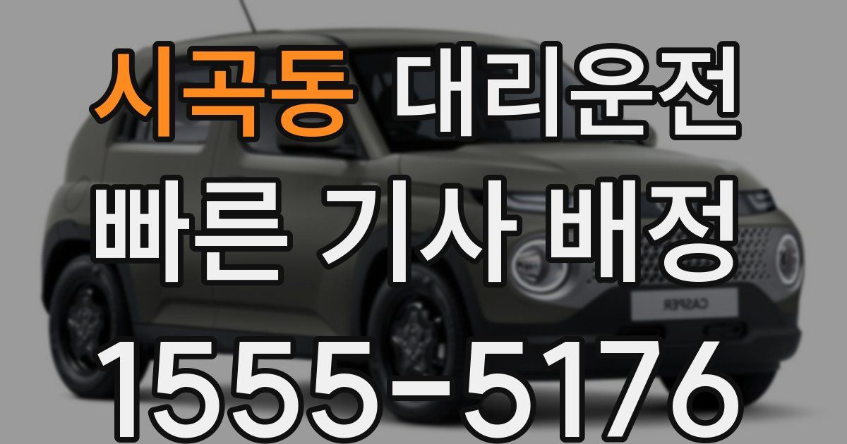 일일대리기사