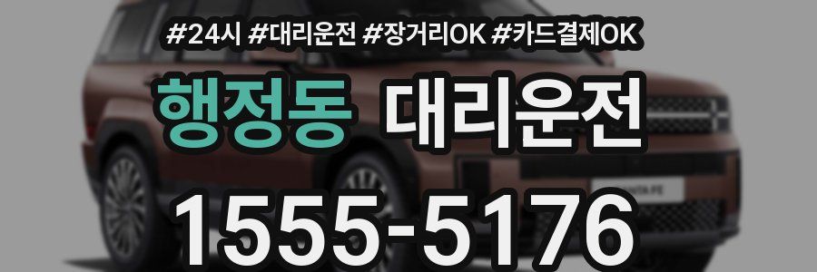 행정동 대리운전