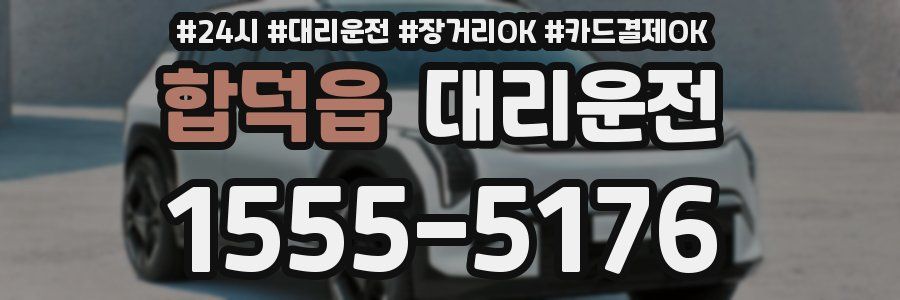 합덕읍 대리운전