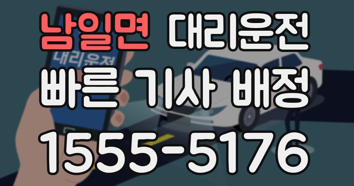 일일대리기사