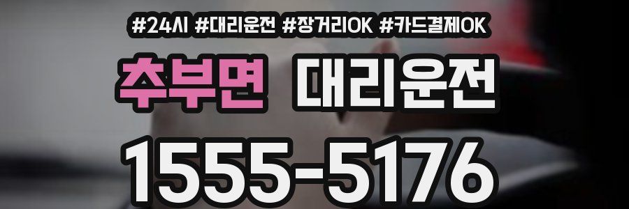 추부면 대리운전