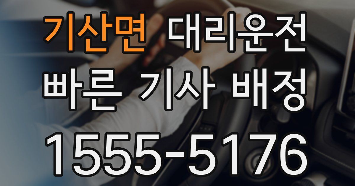 일일대리기사