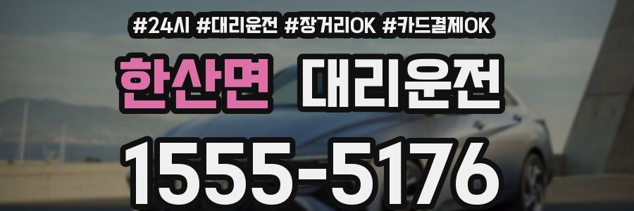 한산면 대리운전