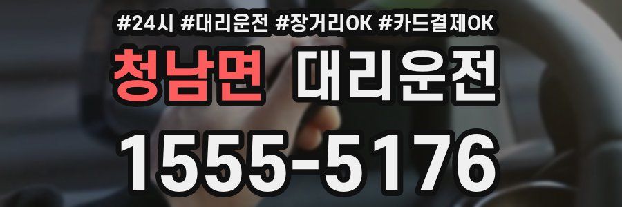 청남면 대리운전