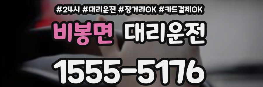비봉면 대리운전