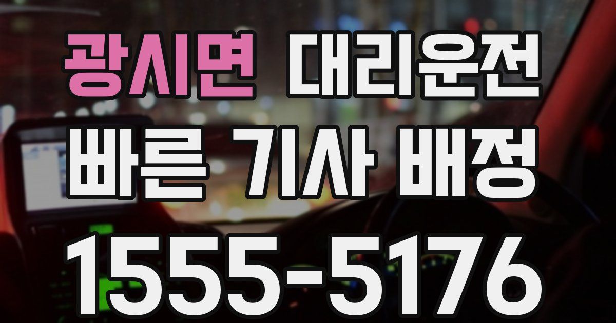 일일대리기사
