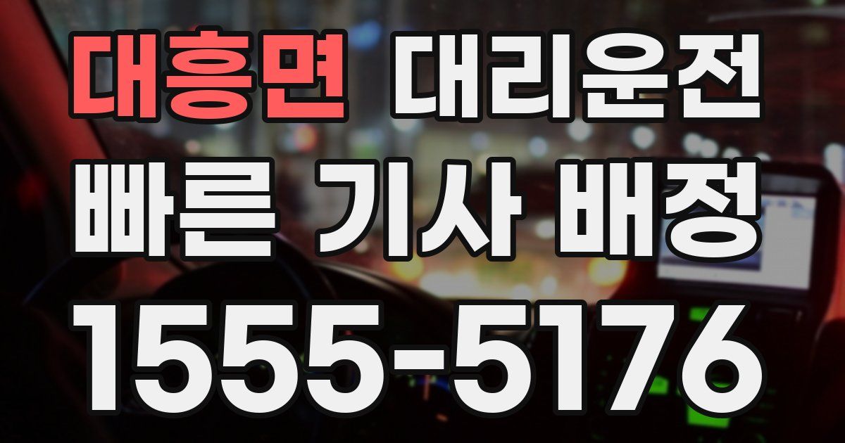 일일대리기사