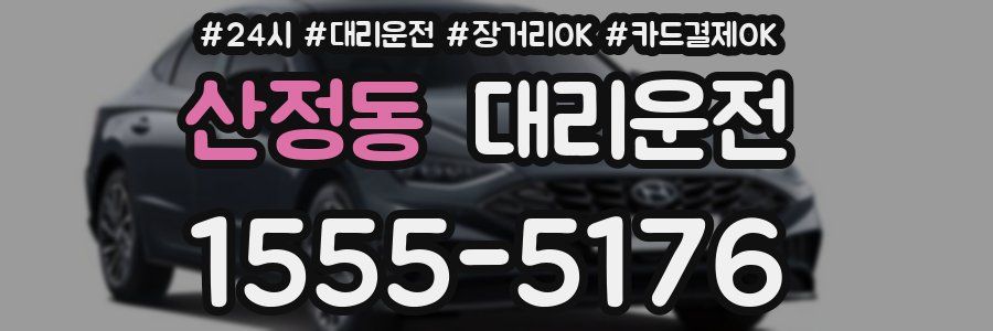 산정동 대리운전