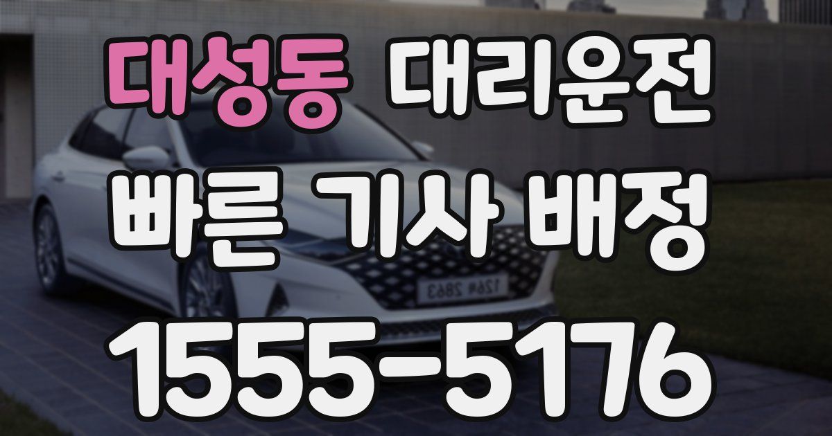 일일대리기사