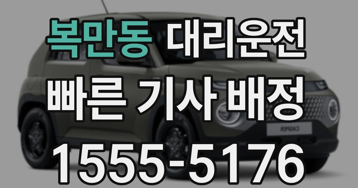 일일대리기사