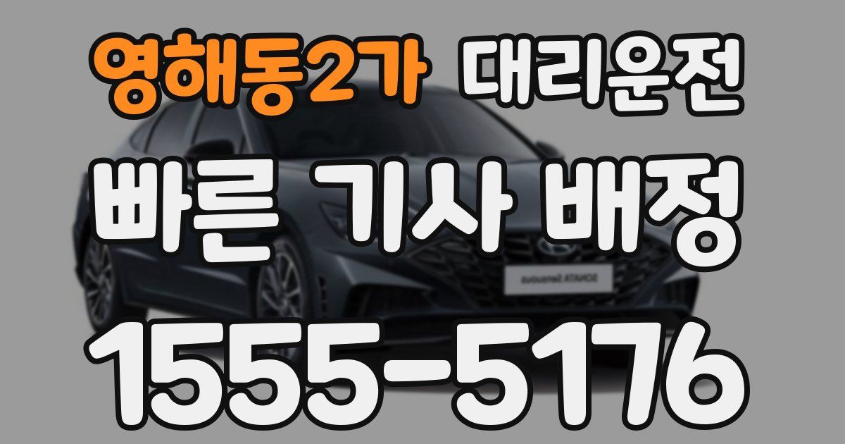 일일대리기사