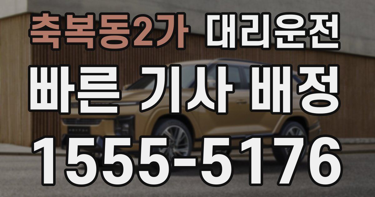 일일대리기사