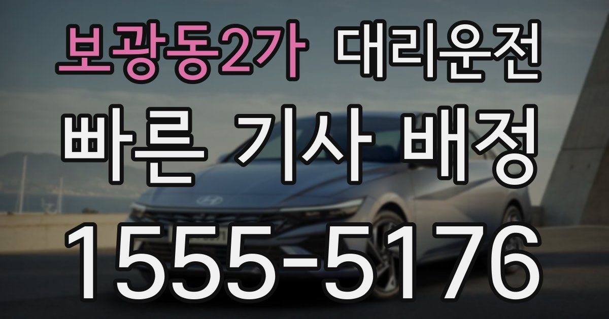 일일대리기사