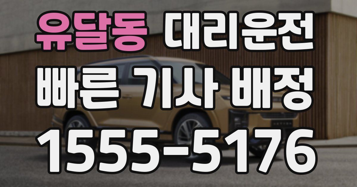 일일대리기사