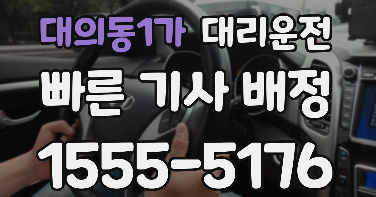 일일대리기사