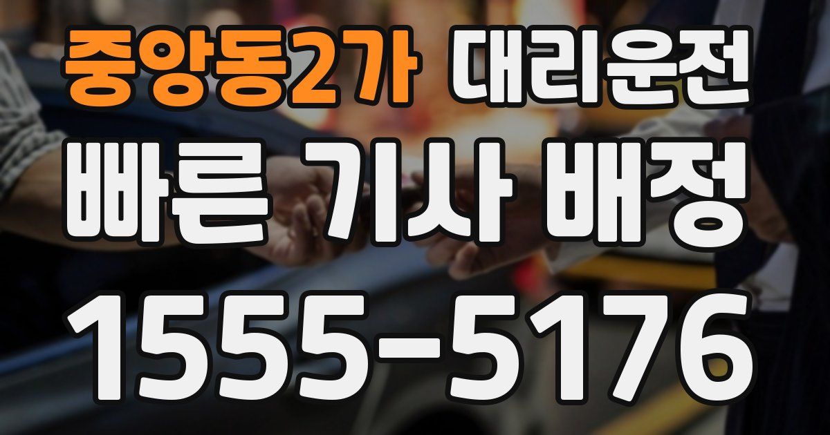 일일대리기사