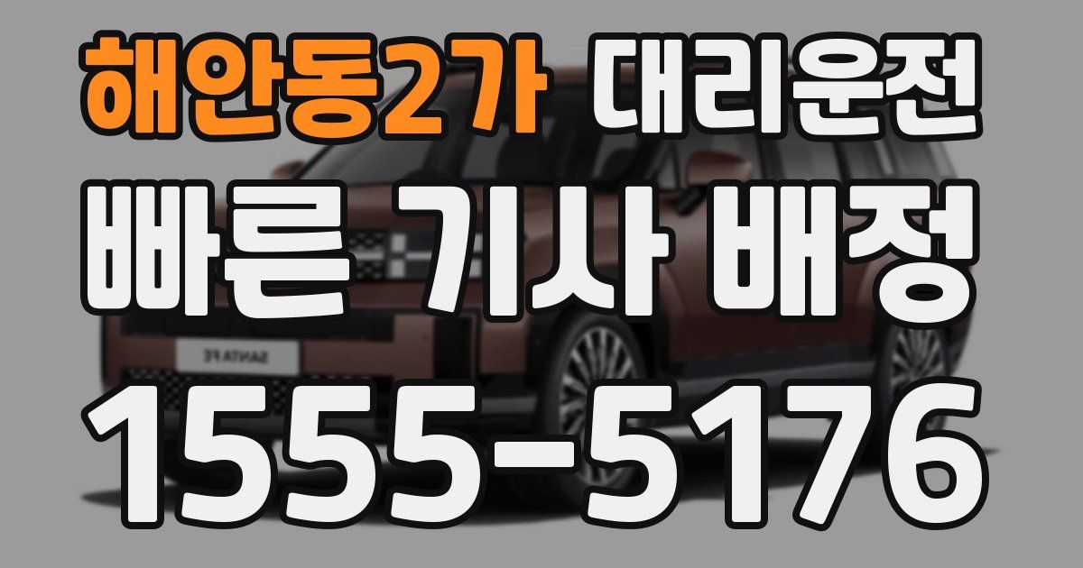 일일대리기사