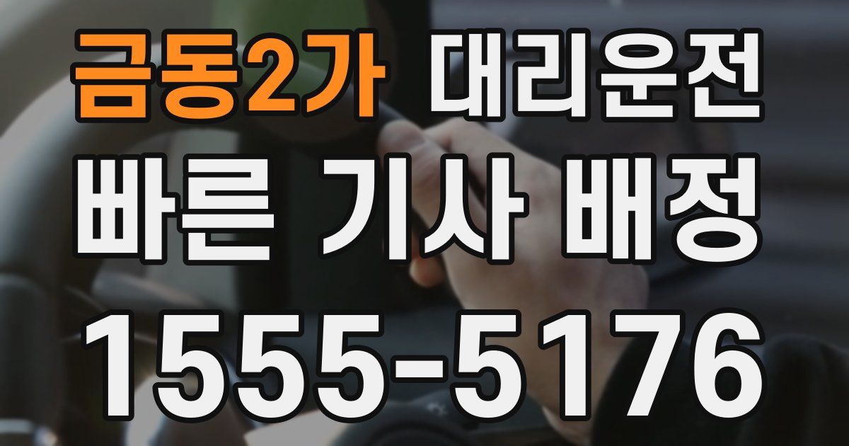 일일대리기사