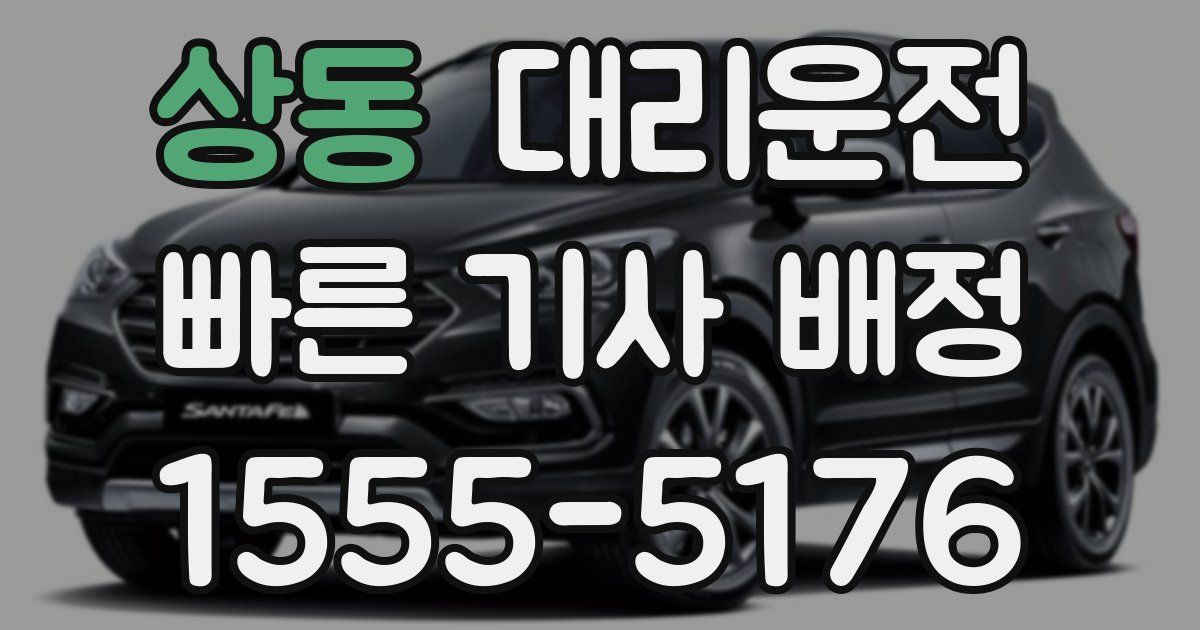 일일대리기사